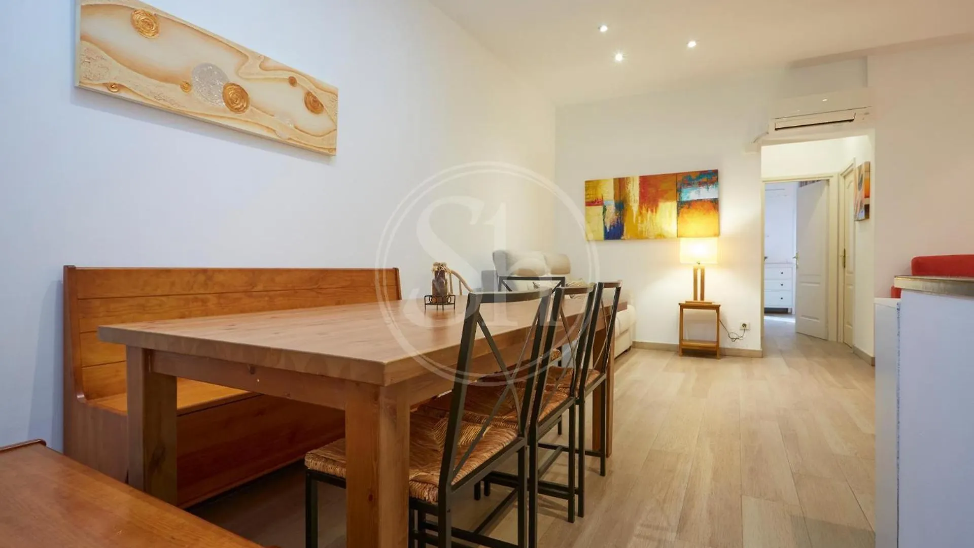 Bonito Apartamento Cerca De Plaza Espana 바르셀로나 아파트